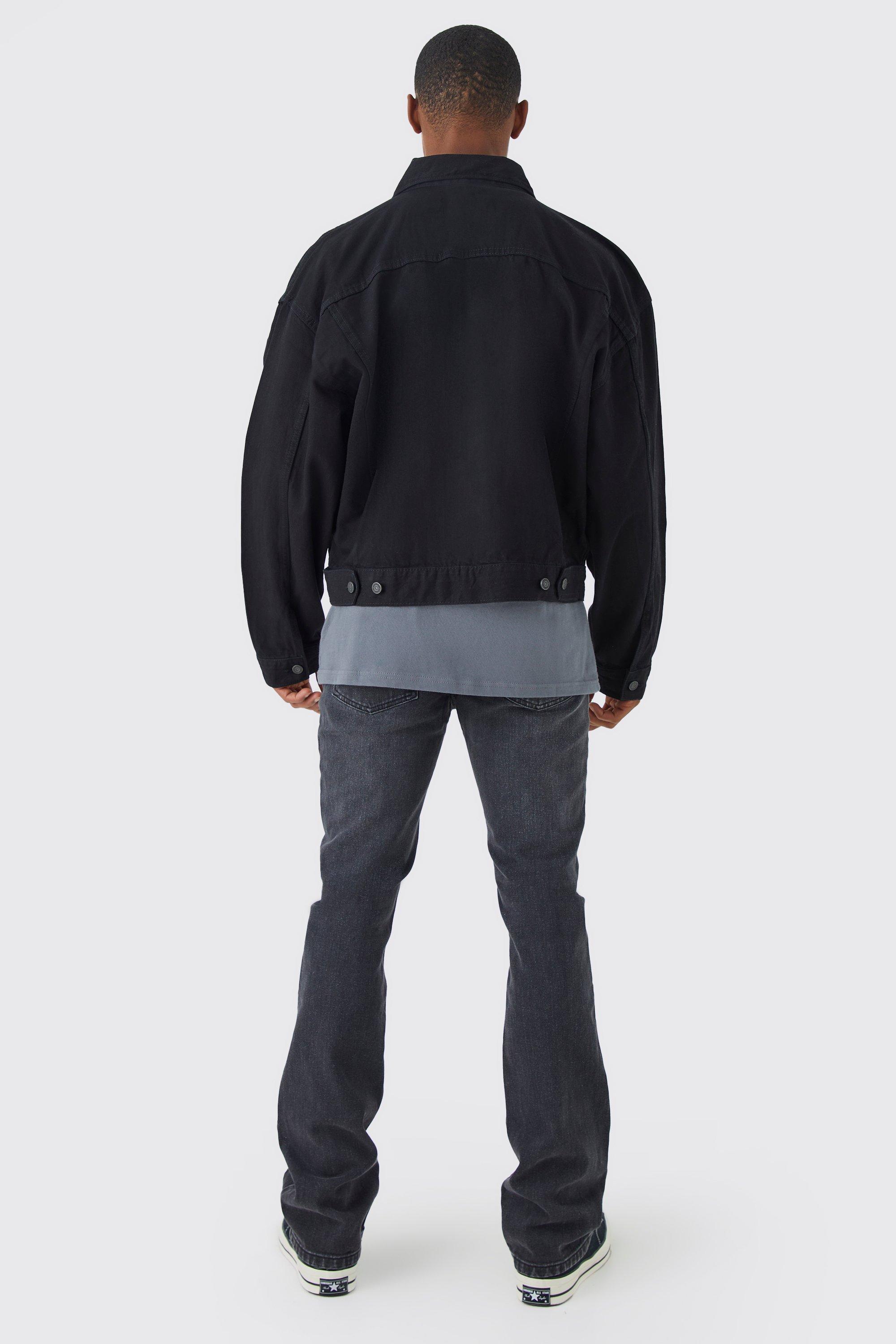 Boxy Fit Denim Jacket | boohoo